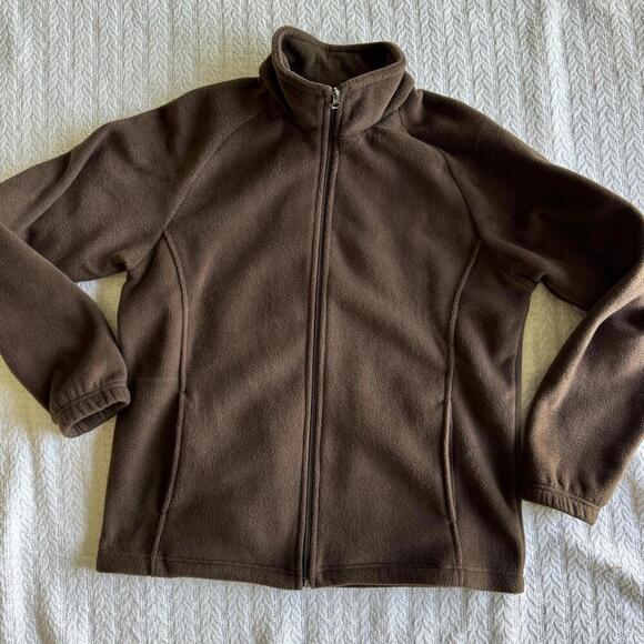 Blair Women's Brown Fleece Jacket - Size M - Picture 4 of 7